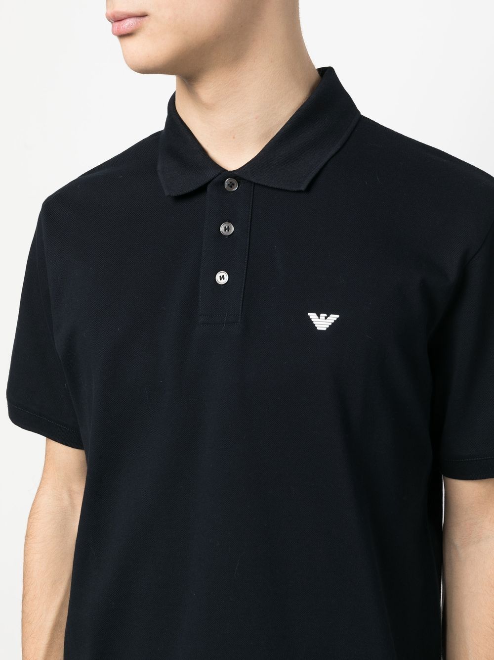 Emporio Armani logo-embroidered polo shirt Topwear Emporio Armani