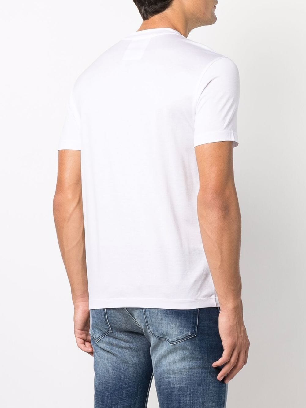 Emporio Armani T-shirts and Polos White Topwear Emporio Armani