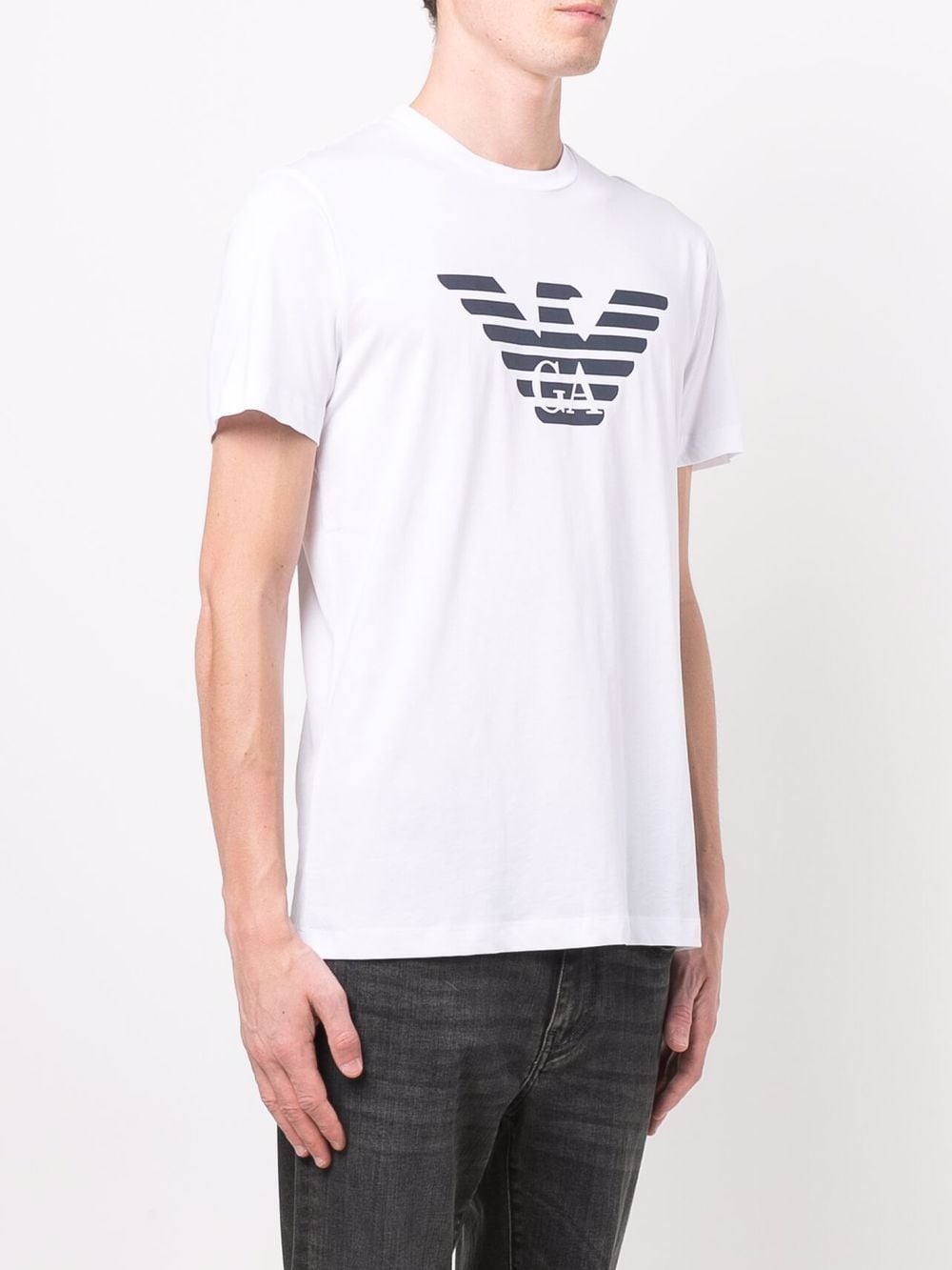 Emporio Armani Eagle logo print t-shirt Topwear Emporio Armani