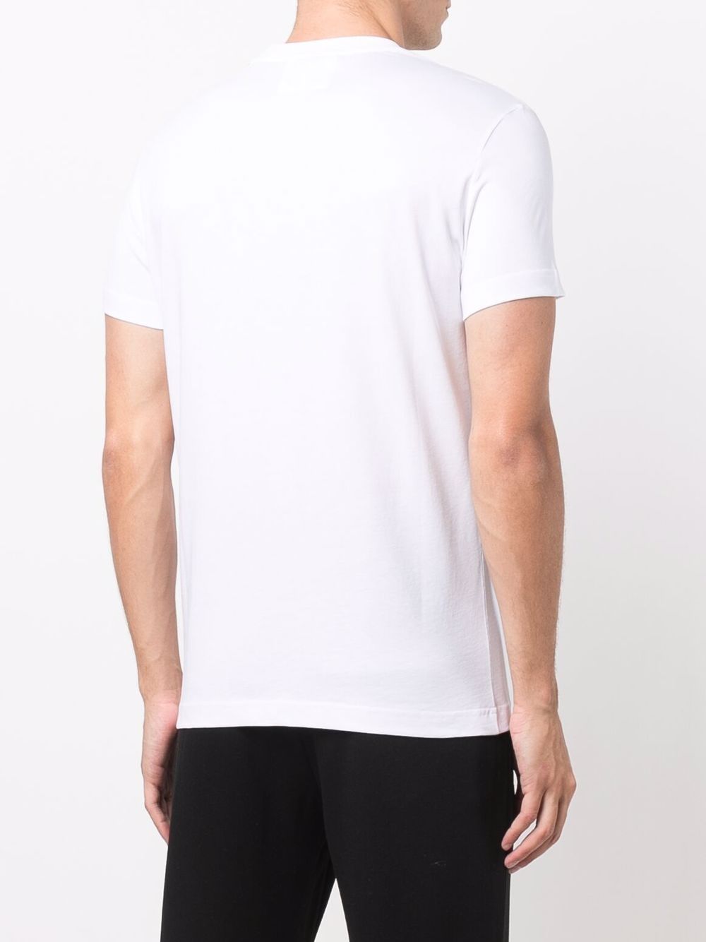 Emporio Armani logo patch short-sleeved T-shirt Topwear Emporio Armani