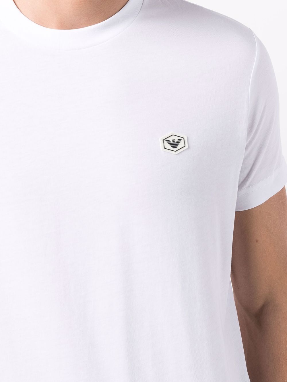 Emporio Armani logo patch short-sleeved T-shirt Topwear Emporio Armani