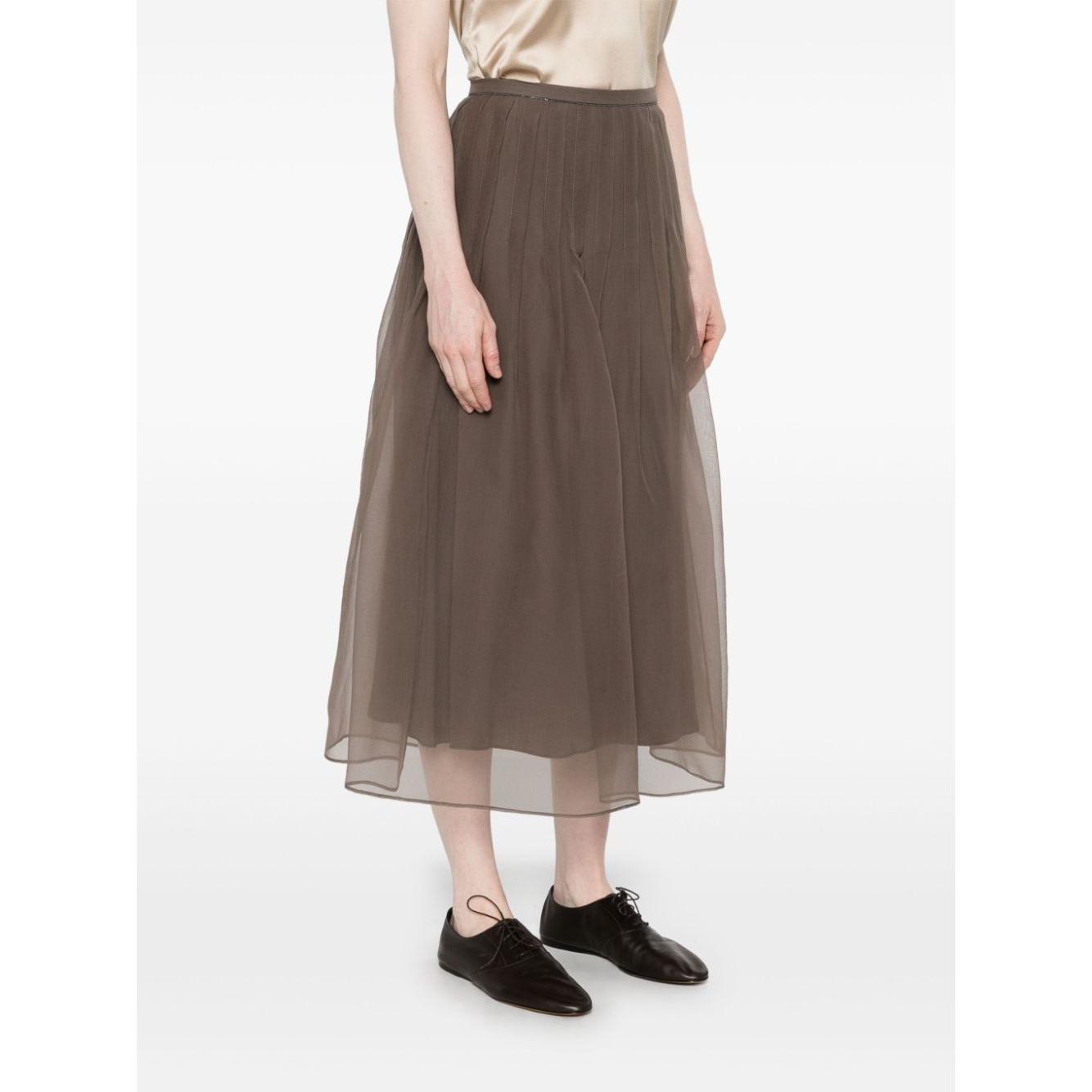 Brunello Cucinelli Skirts Brown Skirts Brunello Cucinelli