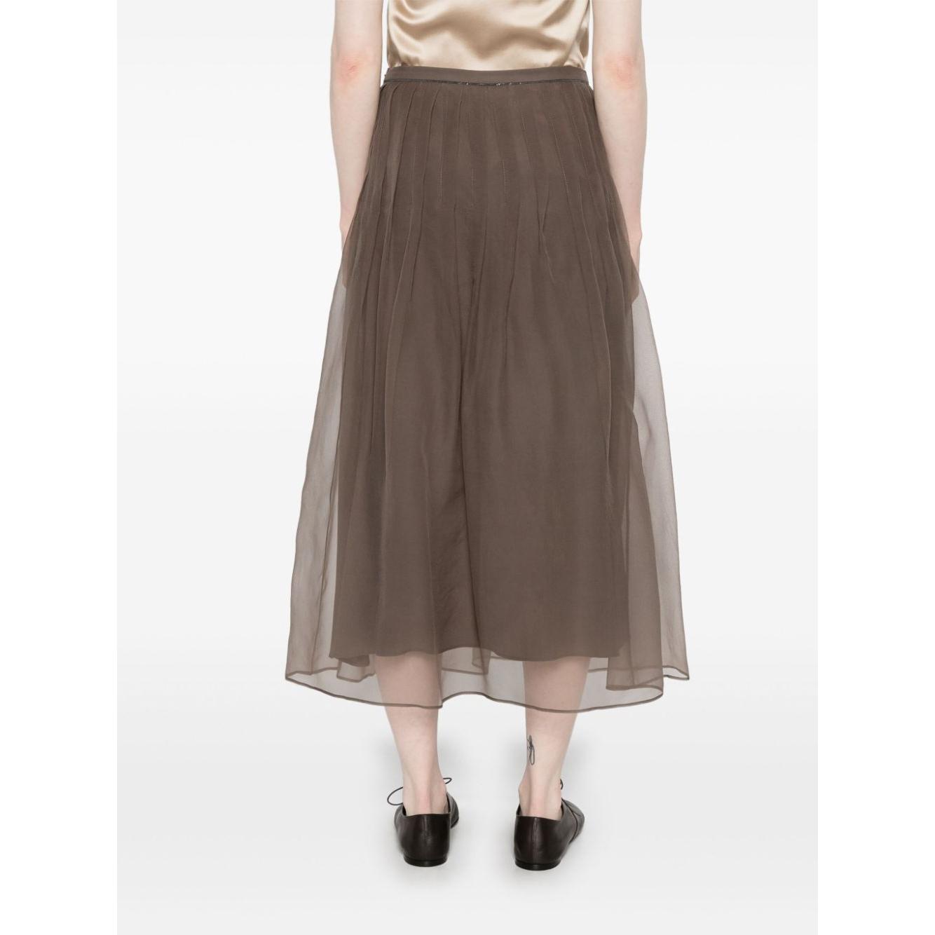 Brunello Cucinelli Skirts Brown Skirts Brunello Cucinelli