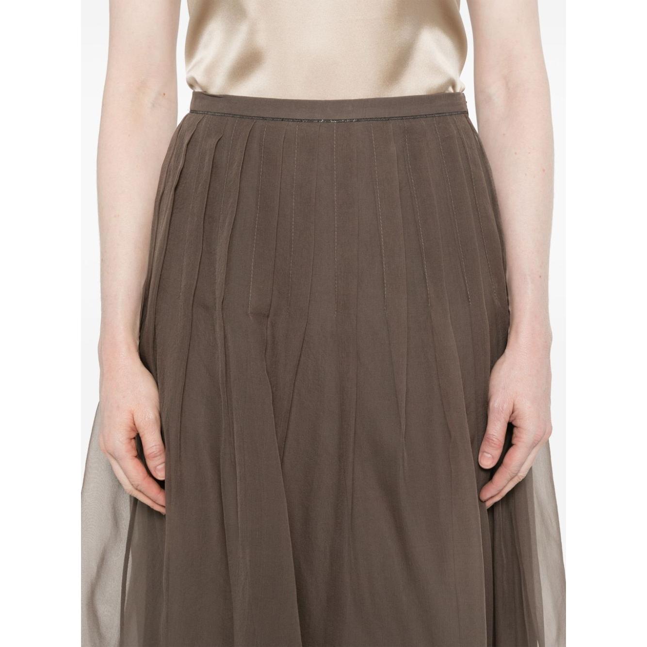 Brunello Cucinelli Skirts Brown Skirts Brunello Cucinelli