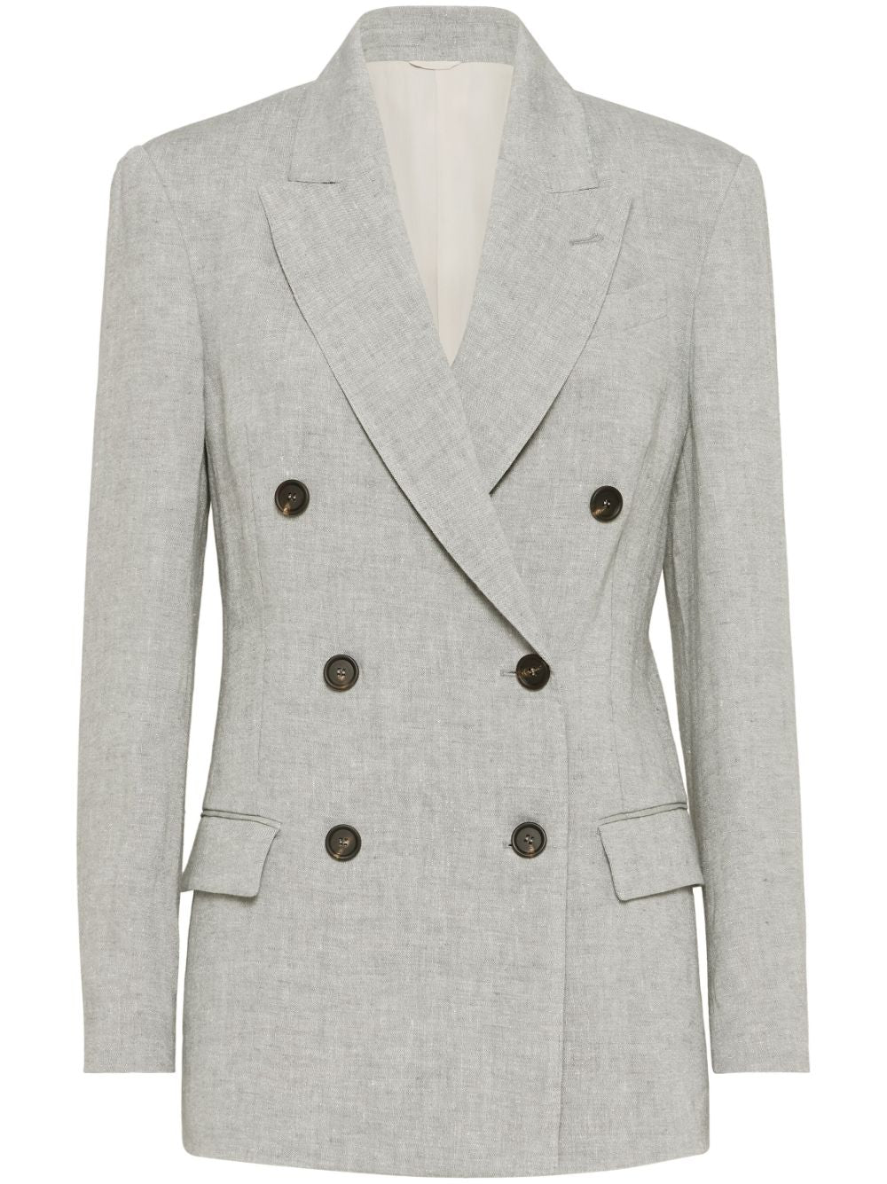 Brunello Cucinelli Jackets Light Grey Jackets Brunello Cucinelli