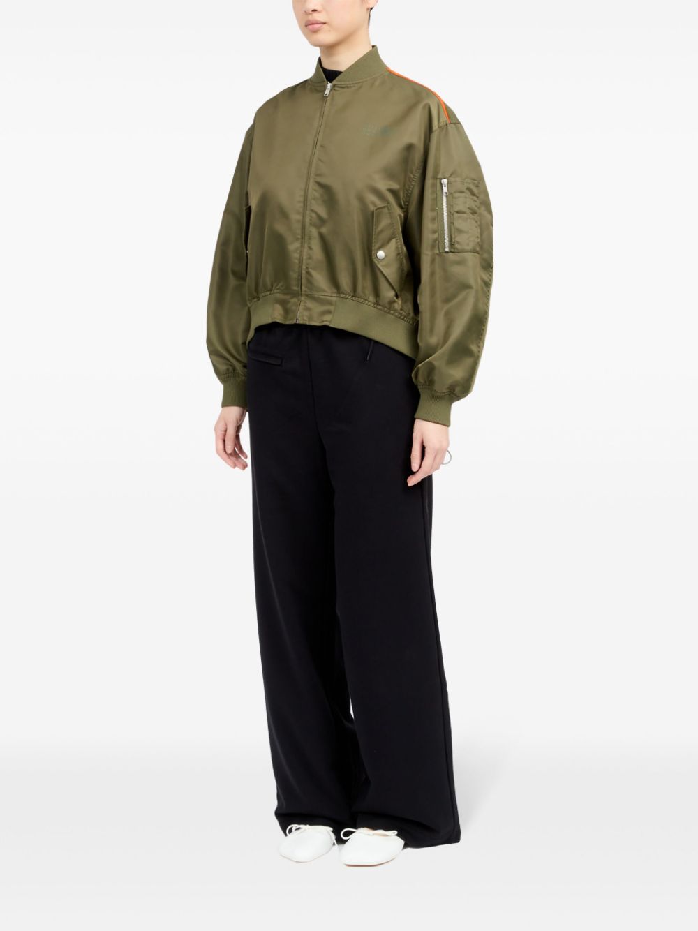 MM6 Maison Margiela Coats Green Jackets MM6 Maison Margiela