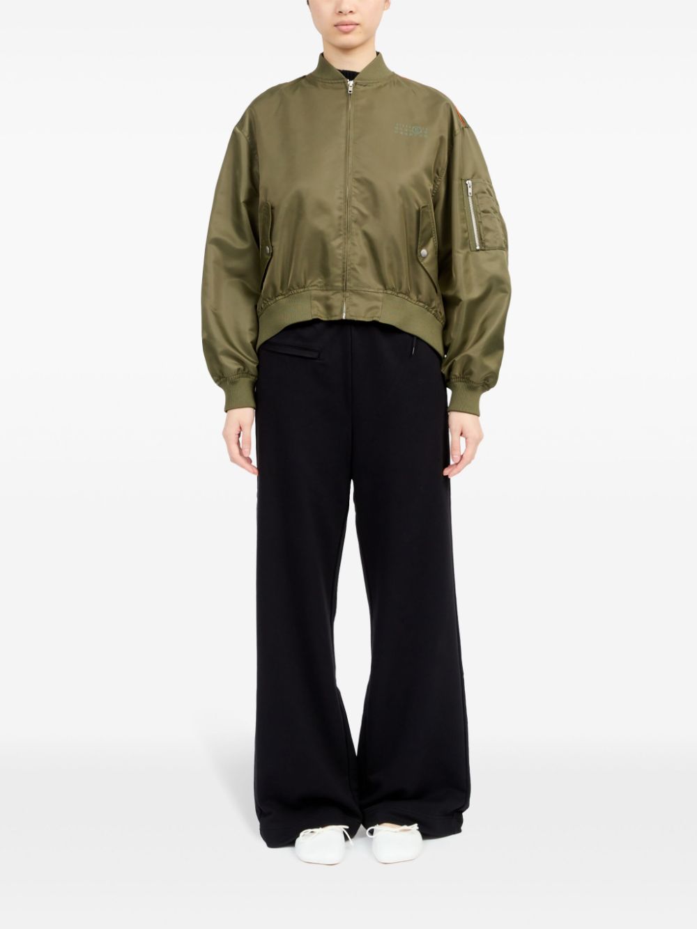 MM6 Maison Margiela Coats Green Jackets MM6 Maison Margiela