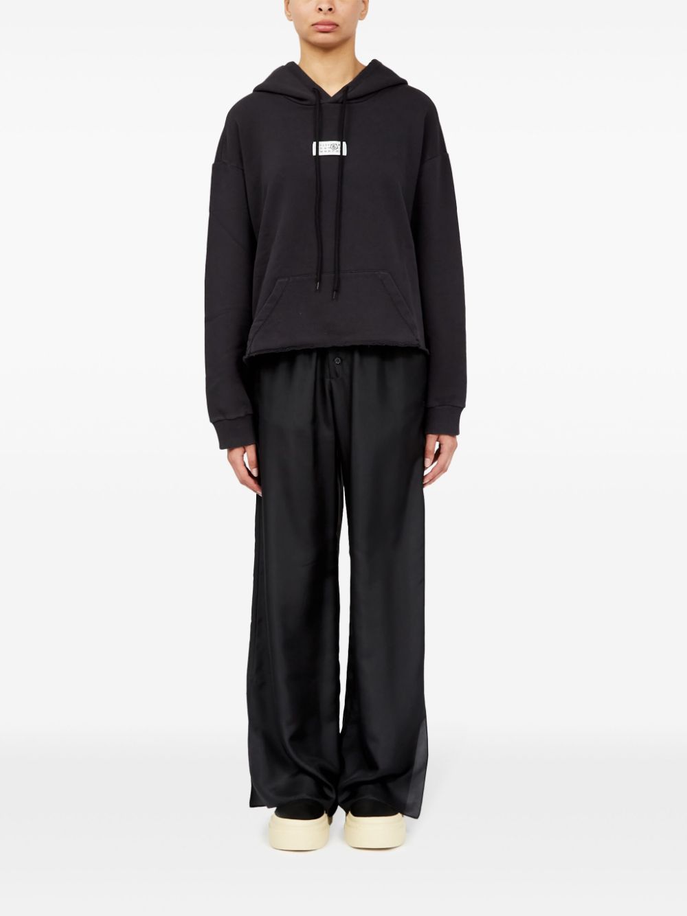 MM6 Maison Margiela Sweaters Black Topwear MM6 Maison Margiela