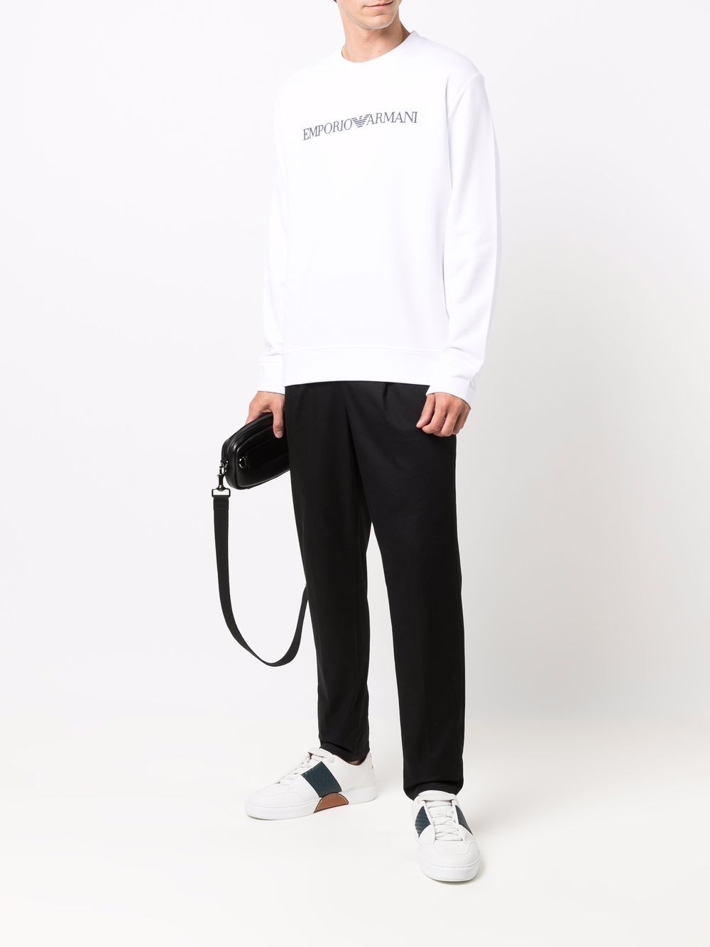 Emporio Armani Sweaters White Topwear Emporio Armani