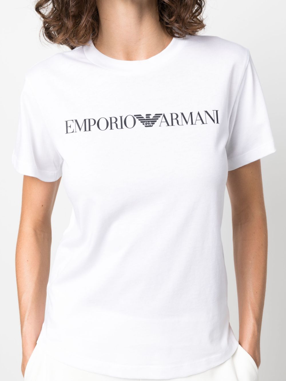 Emporio Armani Logo-print short-sleeve T-shirt Topwear Emporio Armani