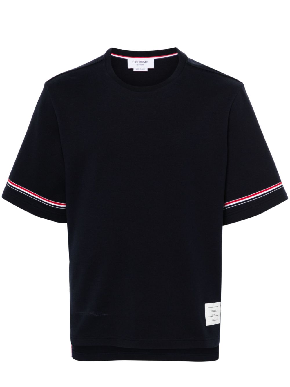 Thom Browne T-shirts and Polos Blue Topwear Thom Browne