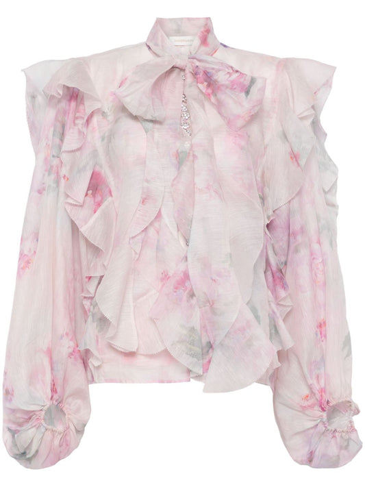 Zimmermann Top Pink Topwear Zimmermann