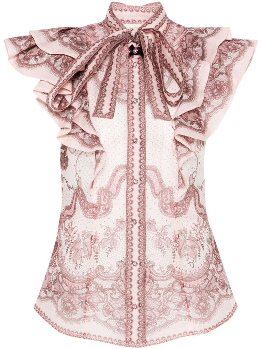 Zimmermann Top Pink Topwear Zimmermann