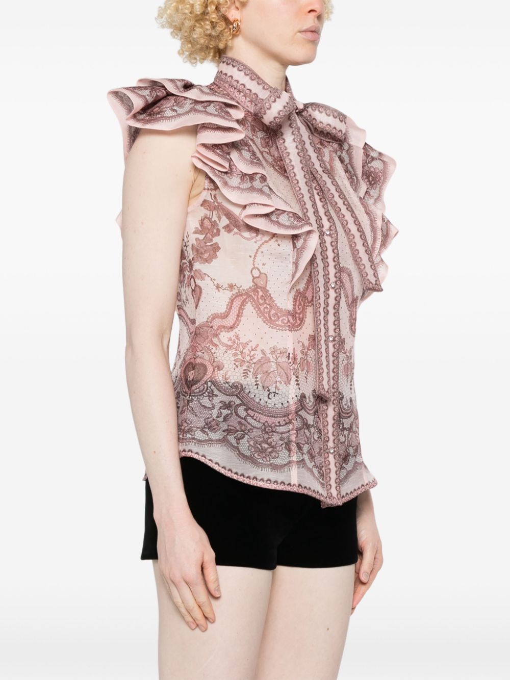 Zimmermann Top Pink Topwear Zimmermann