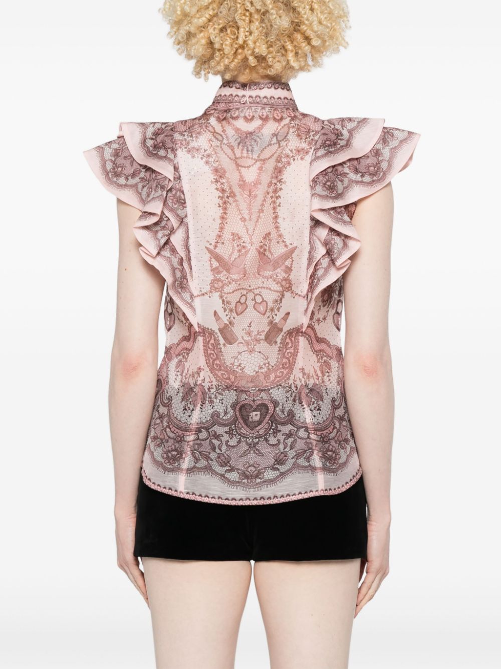 Zimmermann Top Pink Topwear Zimmermann