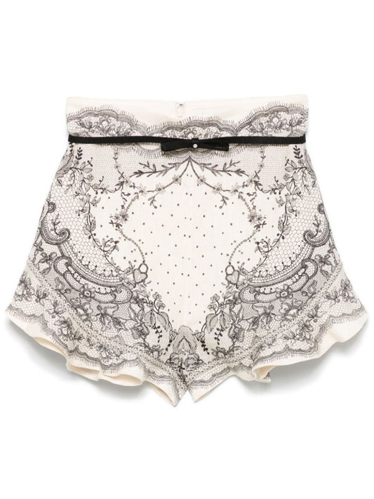 Zimmermann Shorts White Short trousers Zimmermann