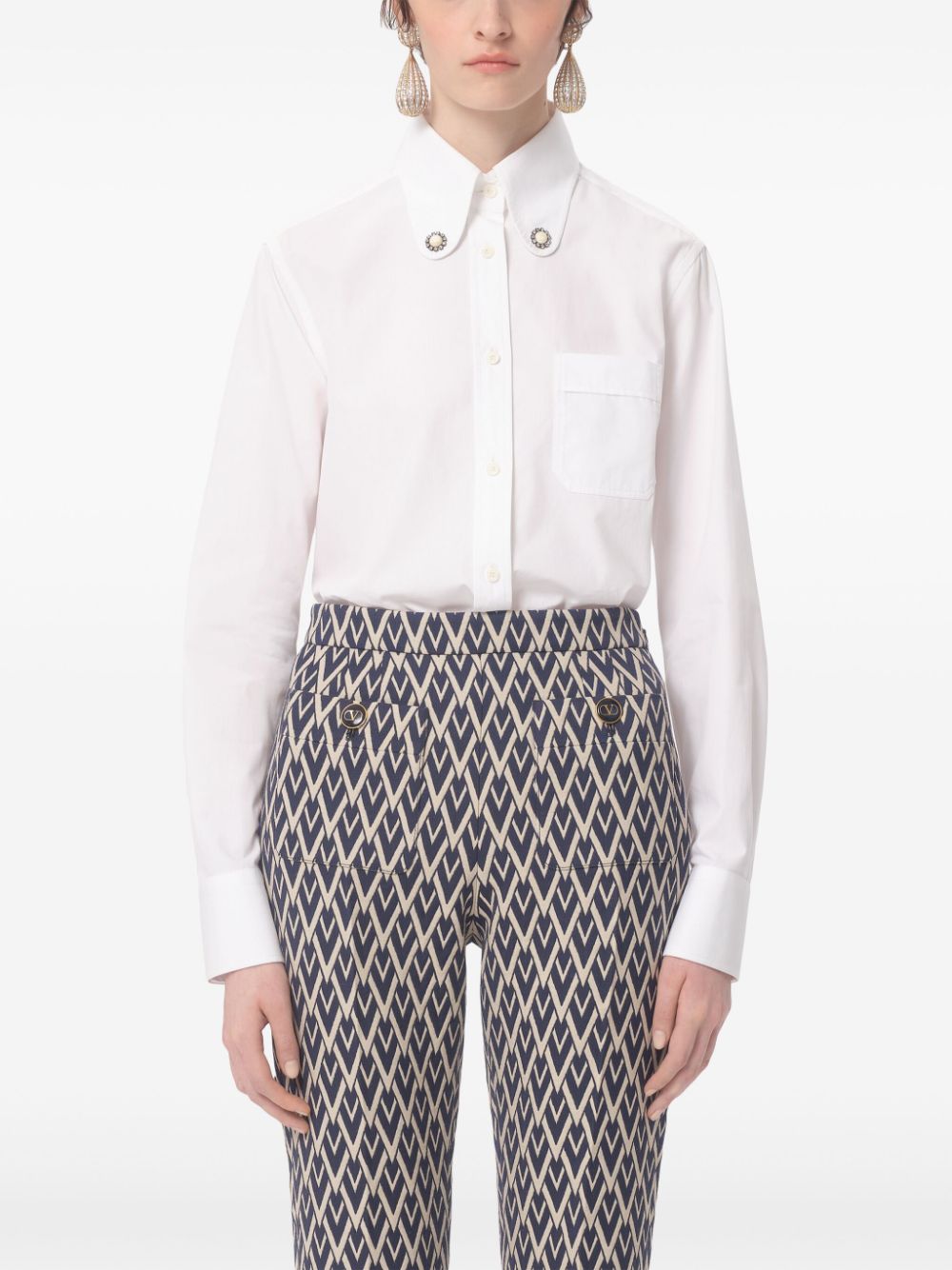 Valentino Shirts White Shirts Valentino