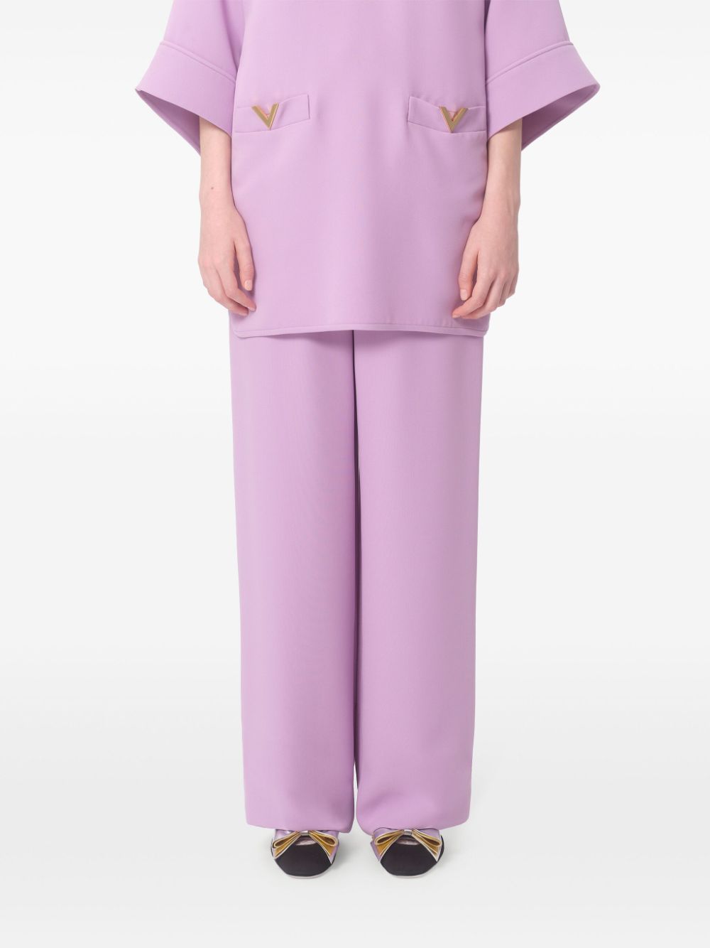 Valentino Trousers Lilac Trousers Valentino