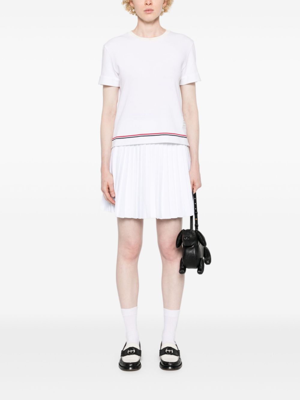 Thom Browne T-shirts and Polos White Topwear Thom Browne