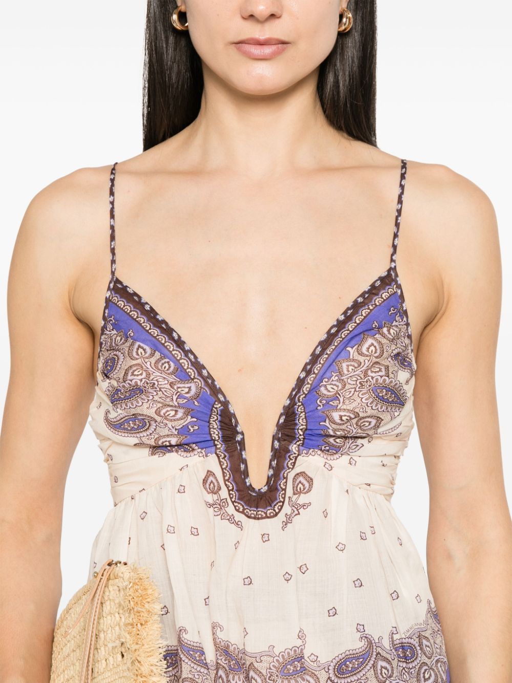 Zimmermann Top Purple Topwear Zimmermann