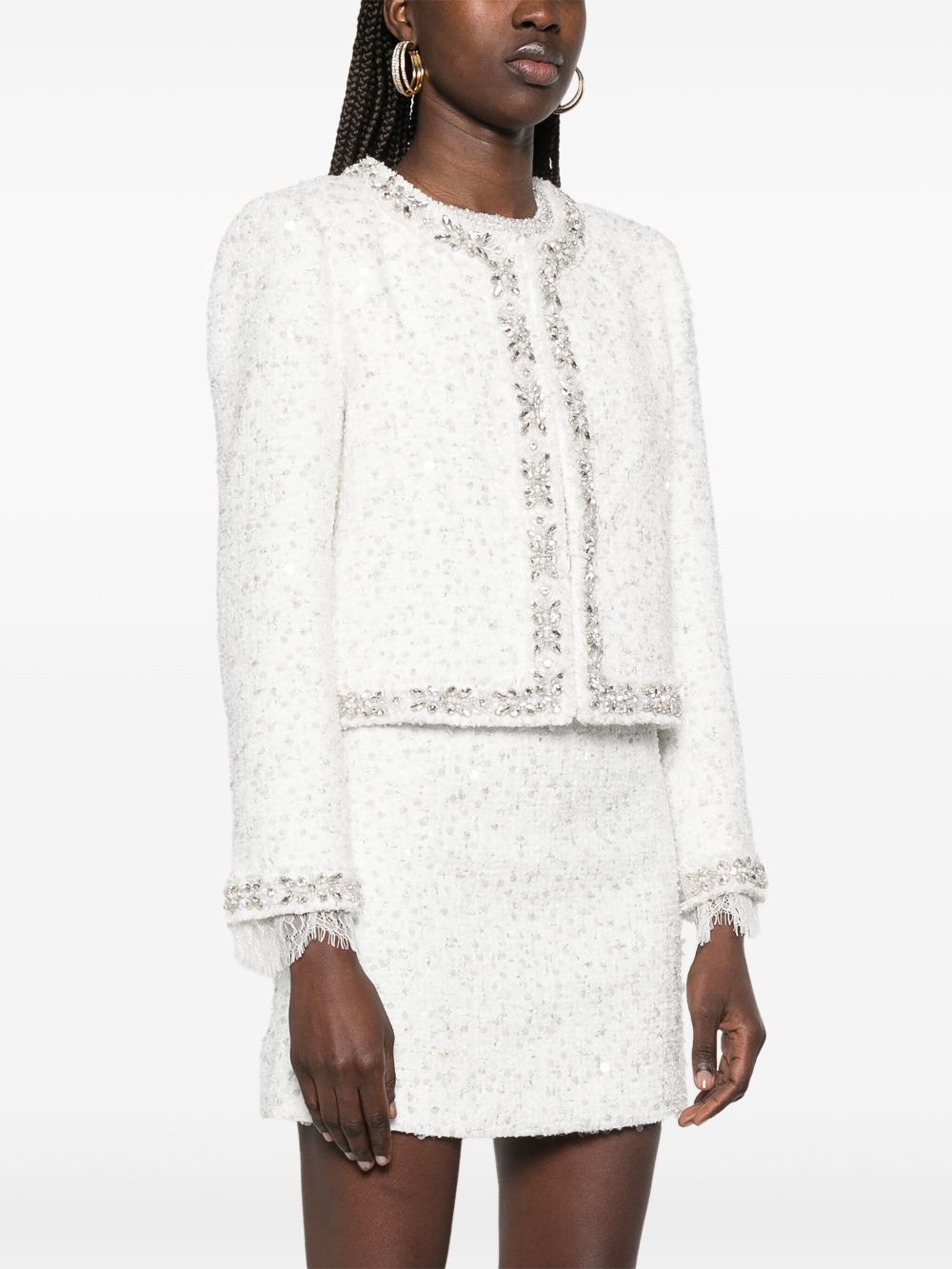 Alice + Olivia Jackets White Jackets Alice + Olivia