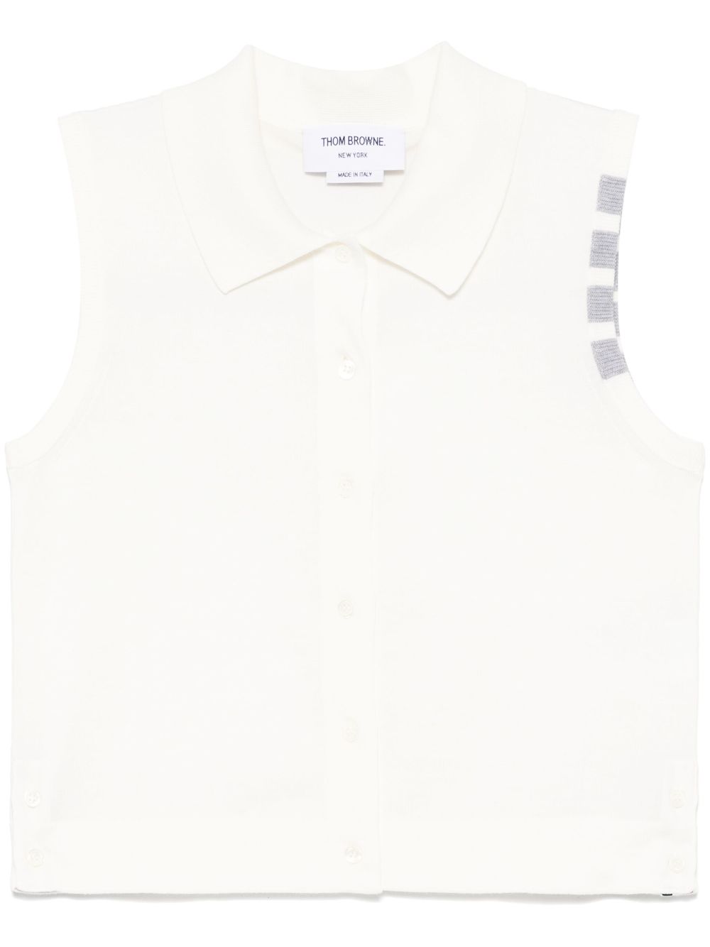 Thom Browne Top White Topwear Thom Browne