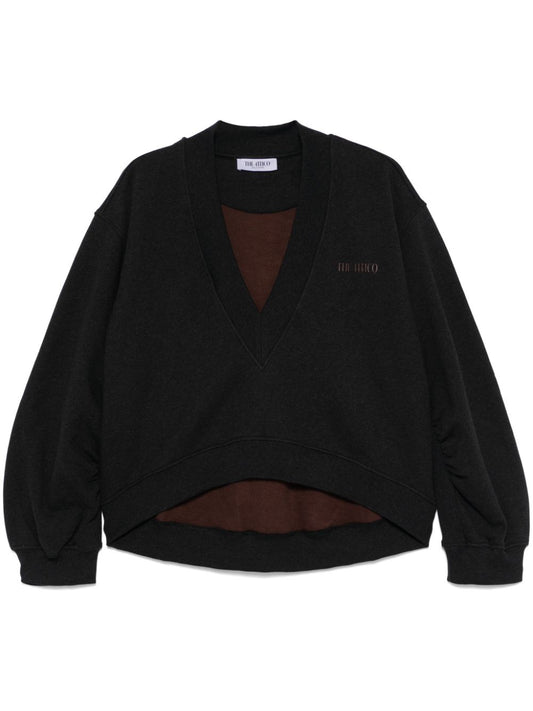 The Attico Sweaters Black Topwear The Attico