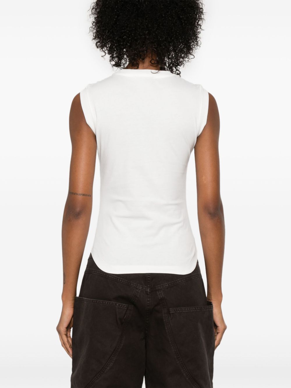 The Attico Top White Topwear The Attico