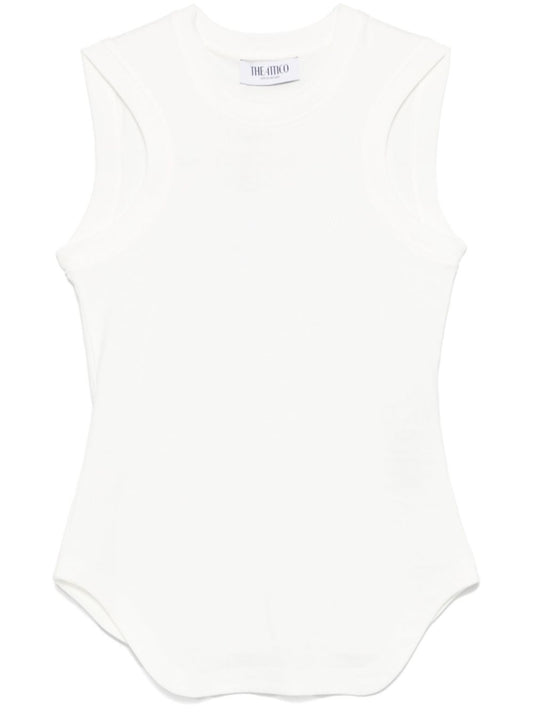 The Attico Top White Topwear The Attico