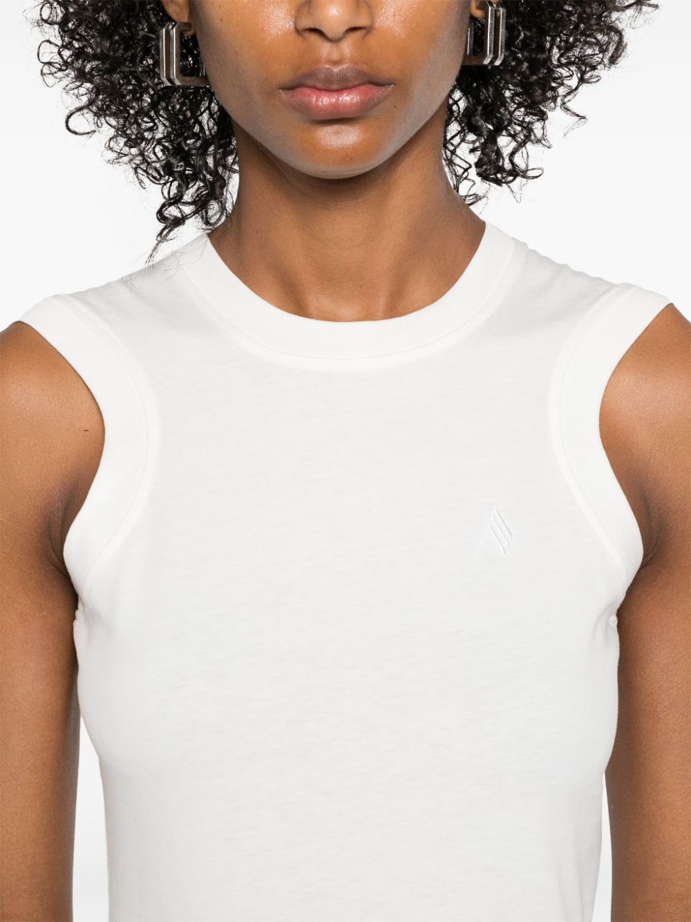 The Attico Top White Topwear The Attico