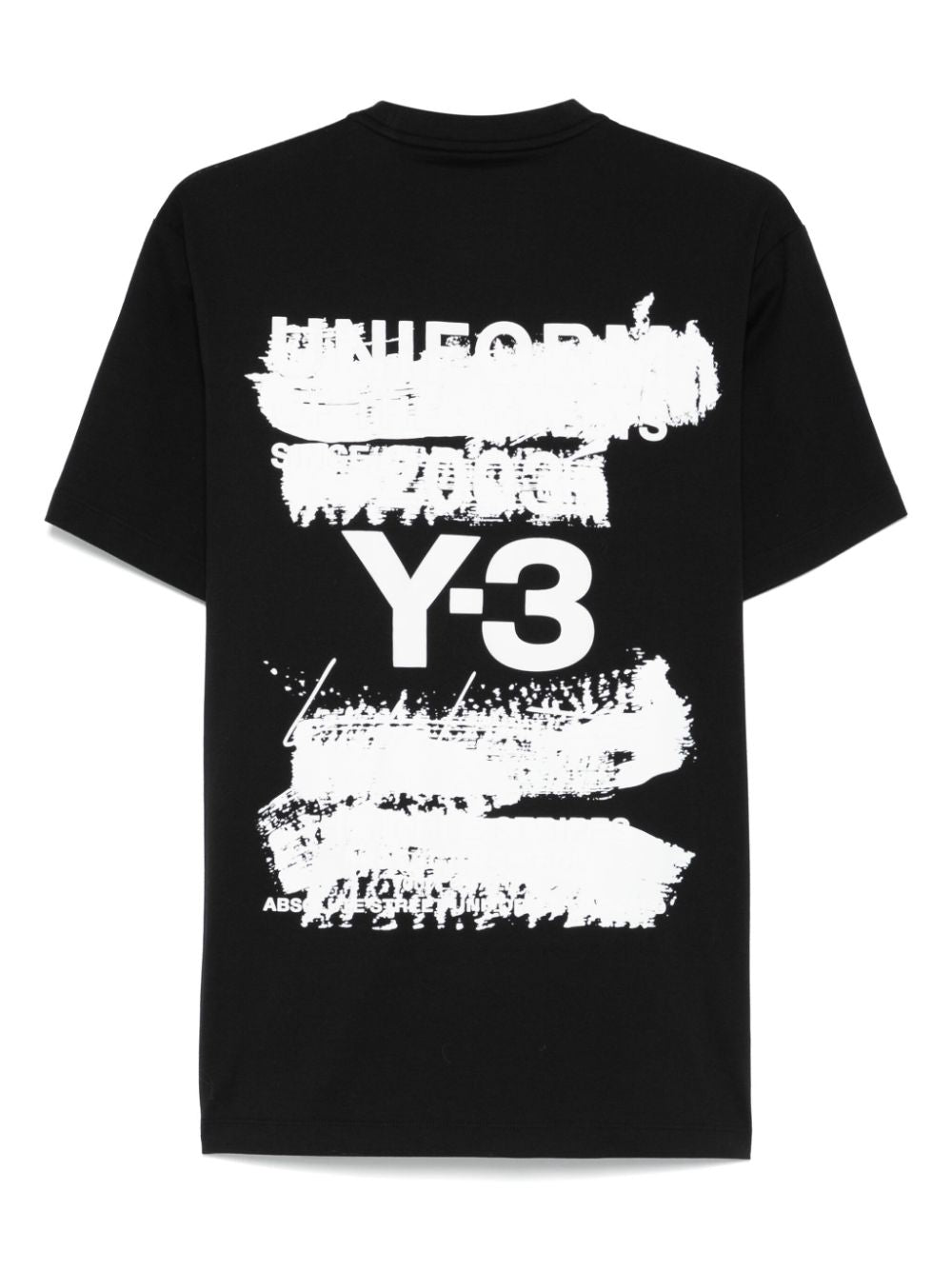 Y-3 T-shirts and Polos Black Topwear Y-3