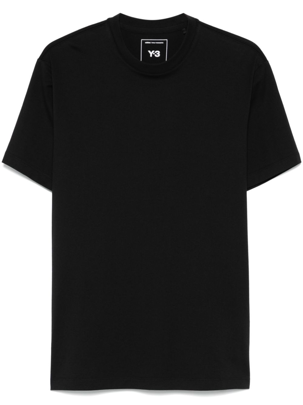 Y-3 T-shirts and Polos Black Topwear Y-3