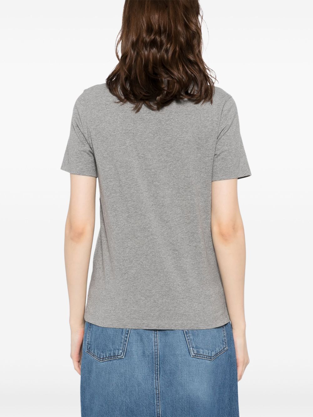 MAISON KITSUNE' T-shirts and Polos Grey Topwear Maison Kitsune