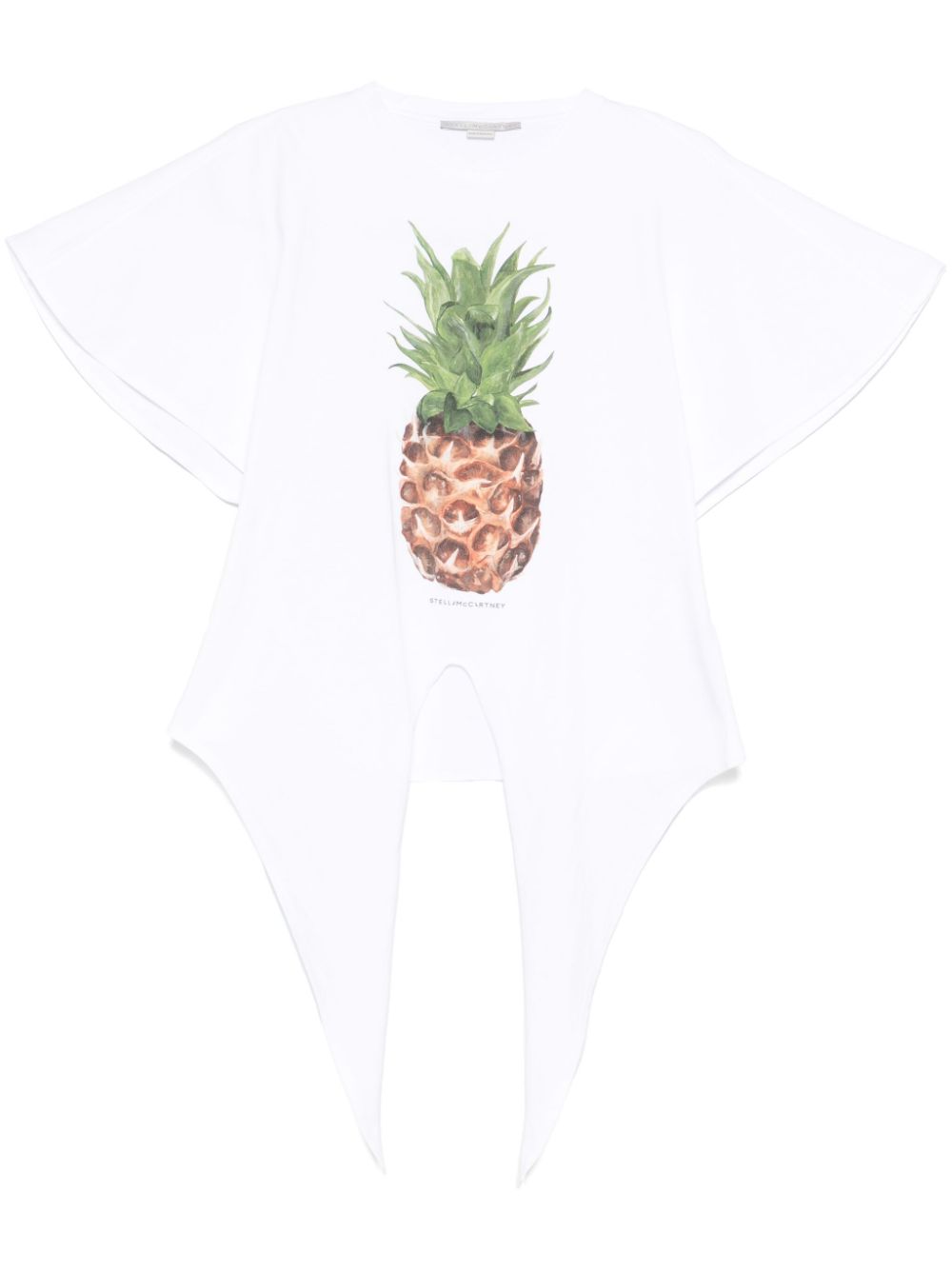 Stella McCartney Pineapple Tie-front Cotton T-Shirt Topwear Stella McCartney