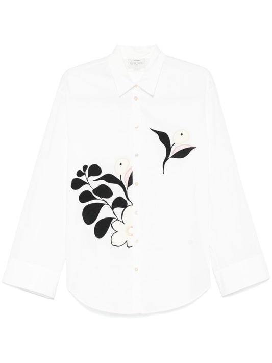 Forte Forte floral-appliqué Shirt Shirts Forte Forte