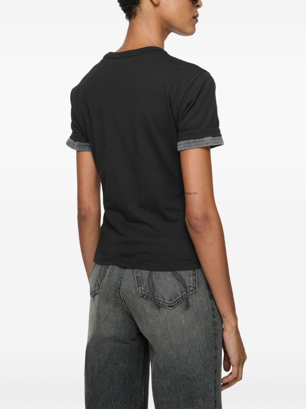 Acne Studios Logo T-shirt - Slim fit Topwear Acne Studios