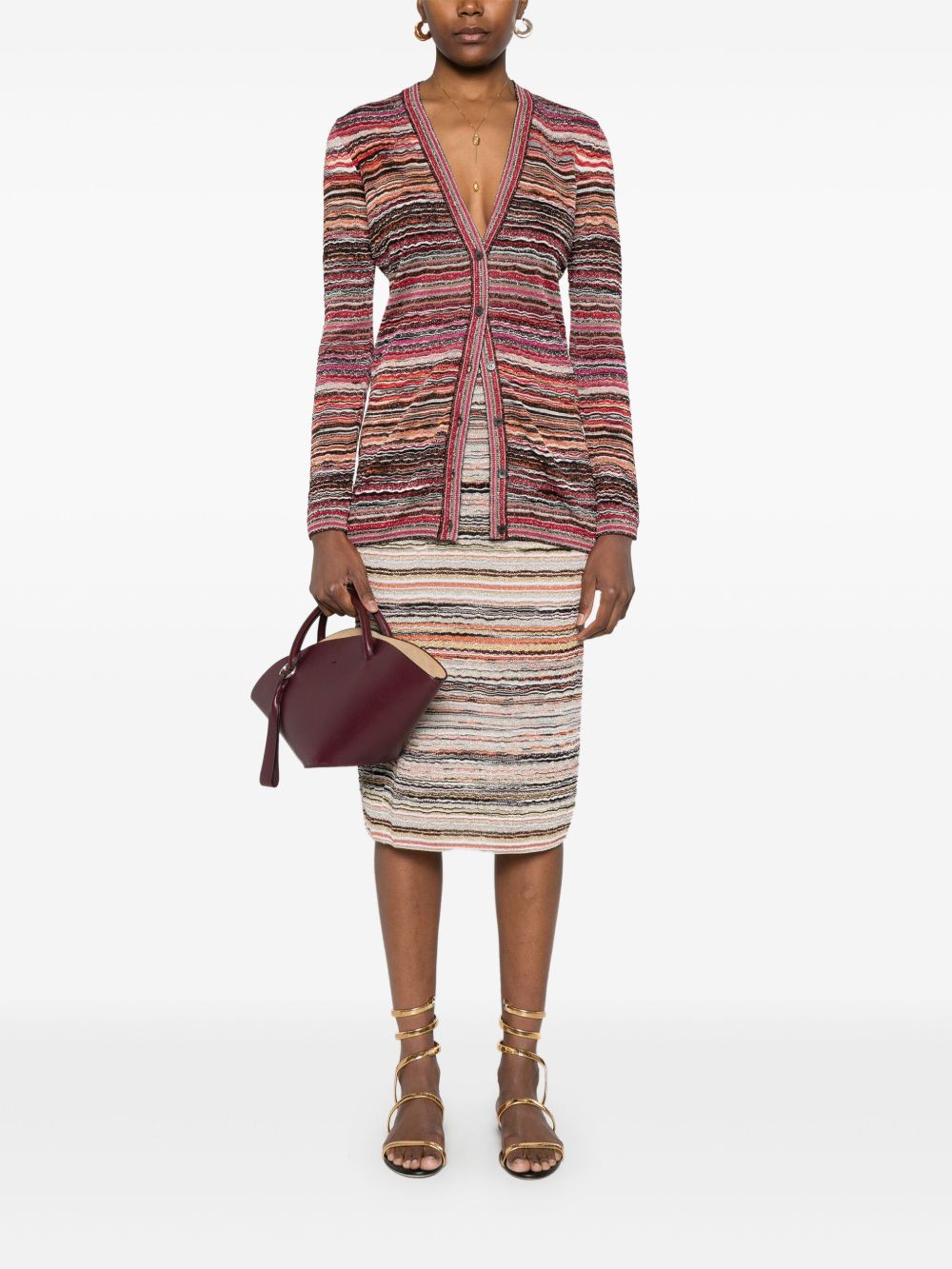 Missoni Midi Lamé Skirt Skirts Missoni