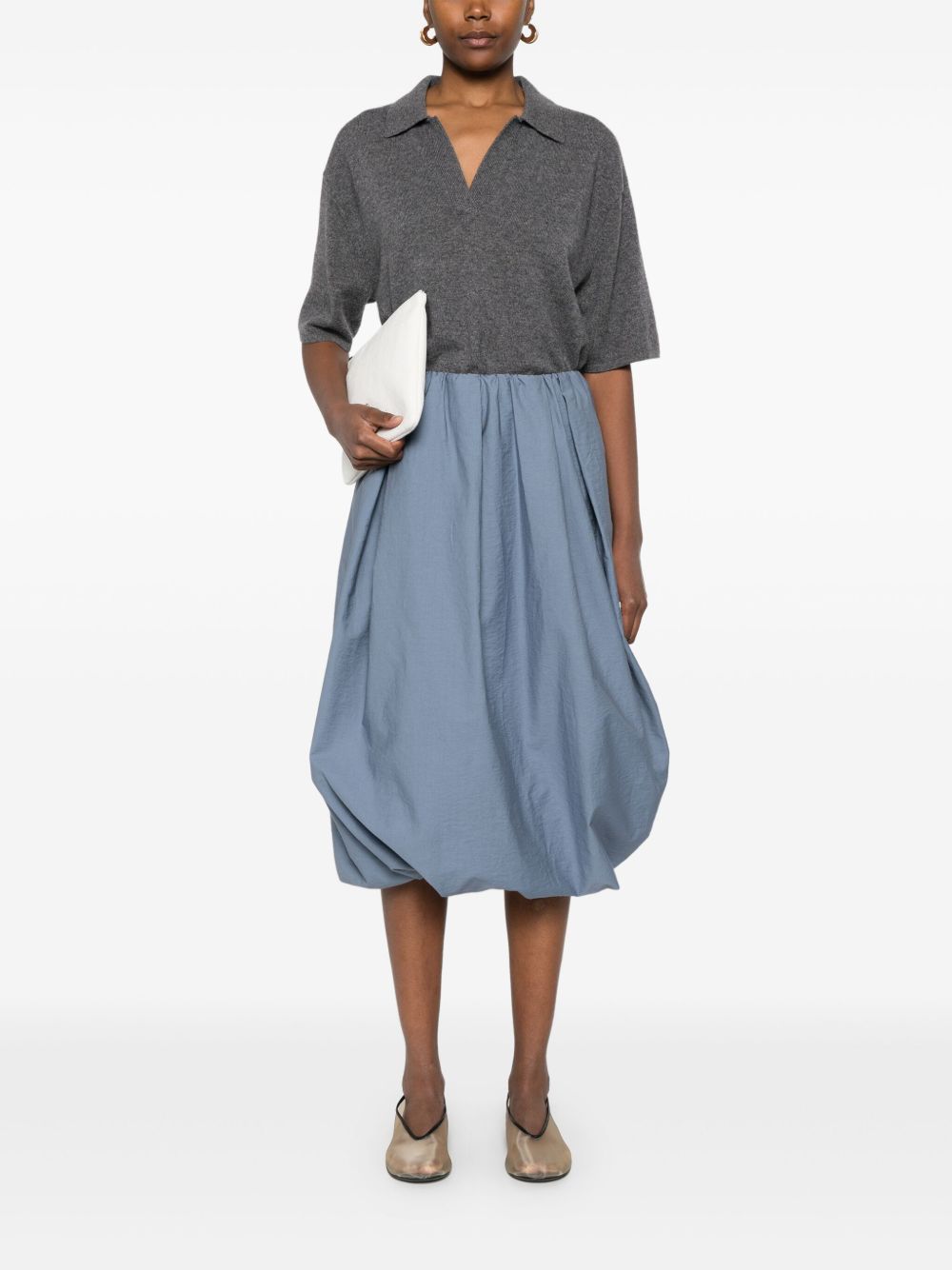 Brunello Cucinelli Pleated Midi Skirt Skirts Brunello Cucinelli