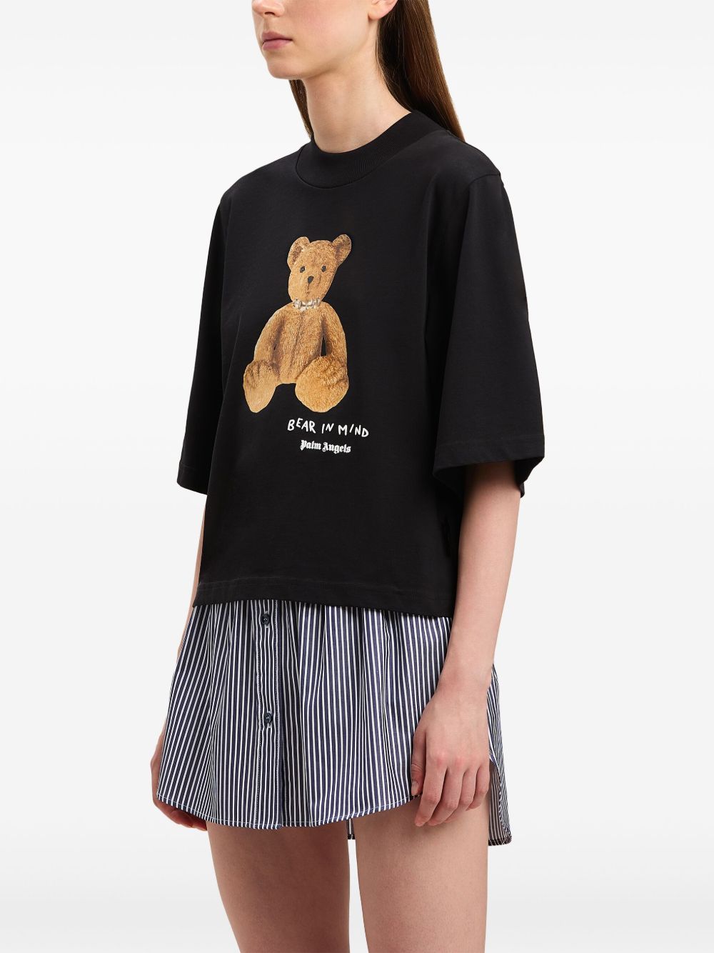 Palm Angels bear in mind cropped T-shirt Topwear Palm Angels