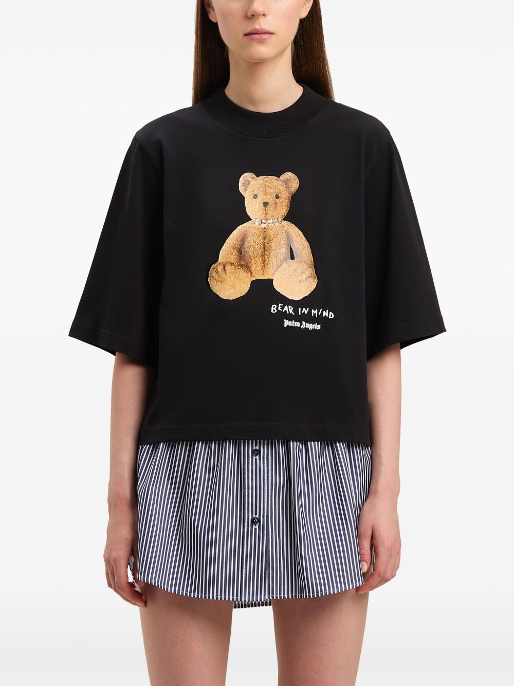 Palm Angels bear in mind cropped T-shirt Topwear Palm Angels