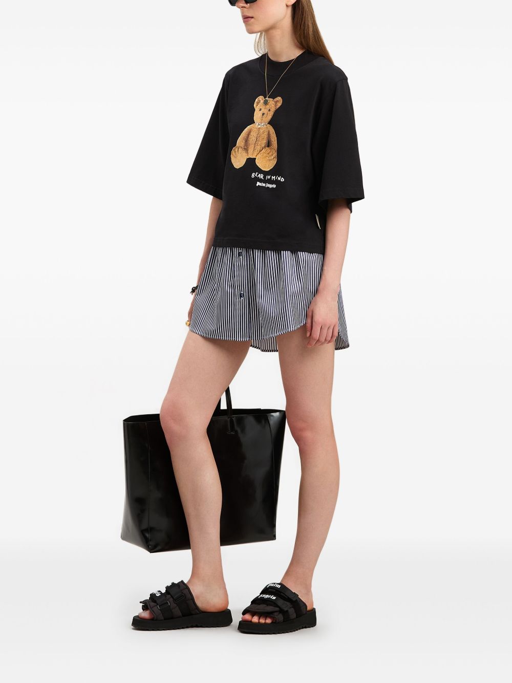 Palm Angels bear in mind cropped T-shirt Topwear Palm Angels