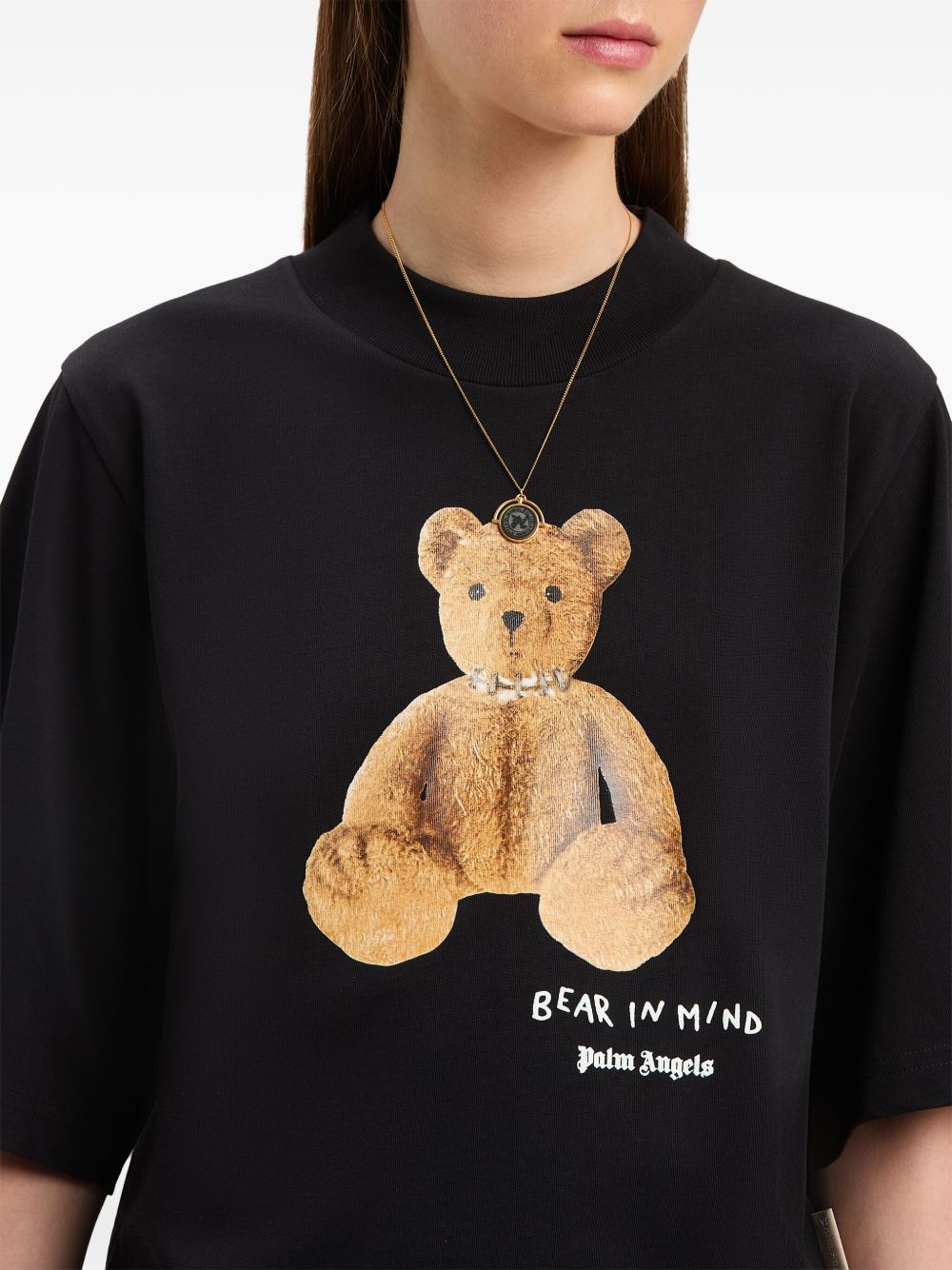 Palm Angels bear in mind cropped T-shirt Topwear Palm Angels