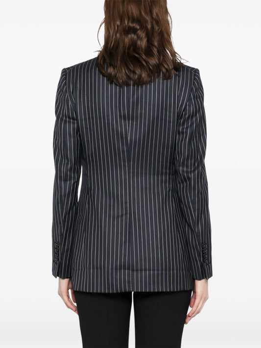 Tom Ford Pinstripe single-breasted blazer Jackets Tom Ford