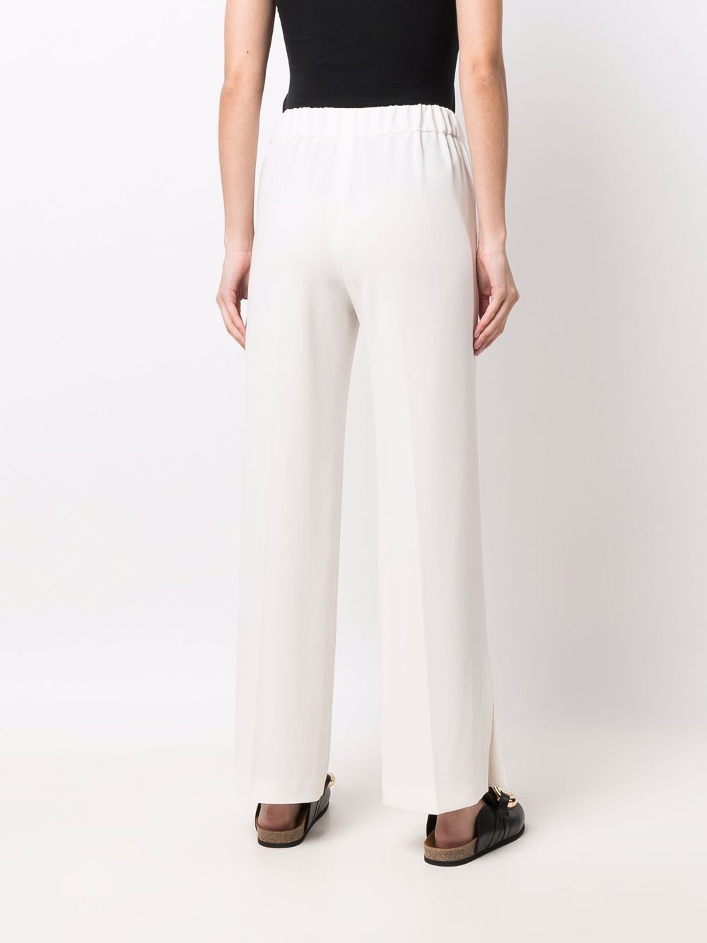 Alberto Biani White Cady Elasticated Trousers Trousers Alberto Biani