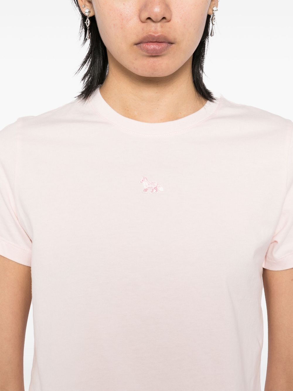 Maison Kitsune baby fox patch T-shirt Topwear Maison Kitsune