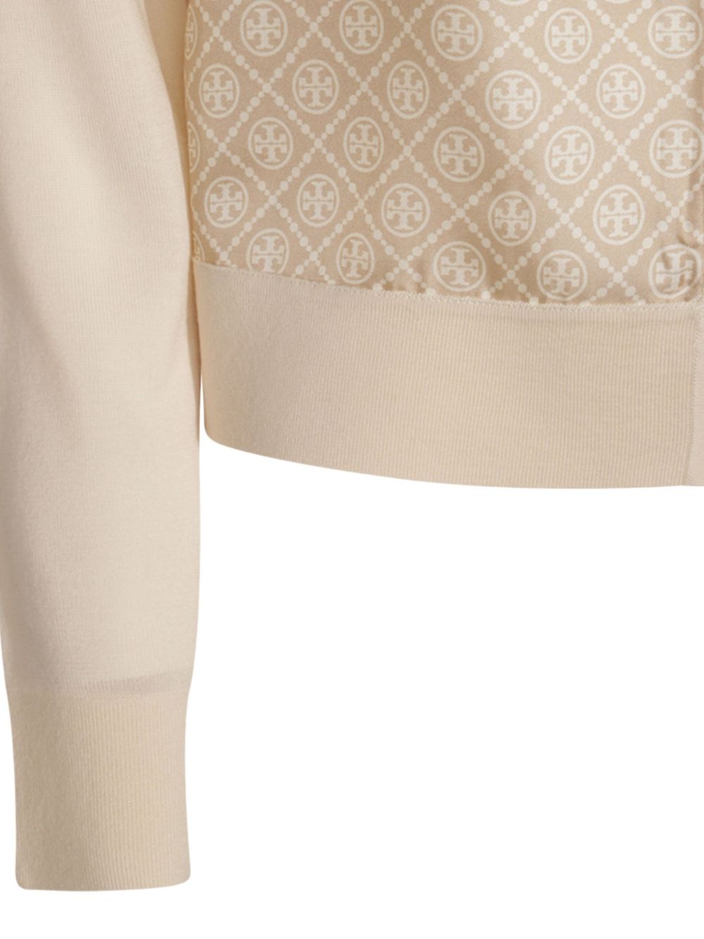 Tory Burch T-monogram silk cardigan Topwear Tory Burch