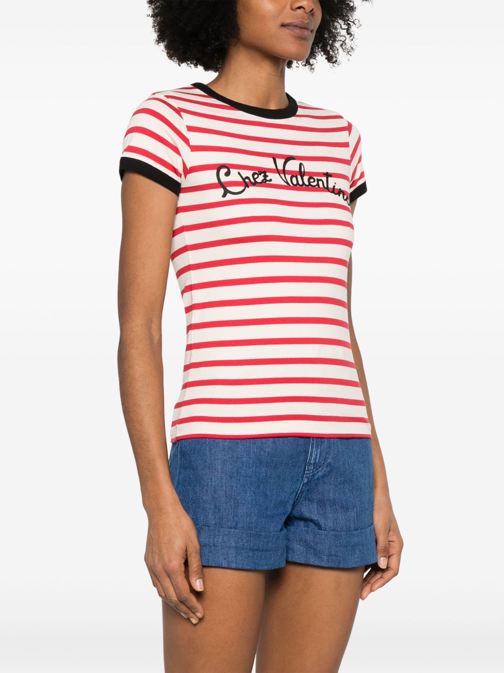 Valentino striped T-shirt Topwear Valentino