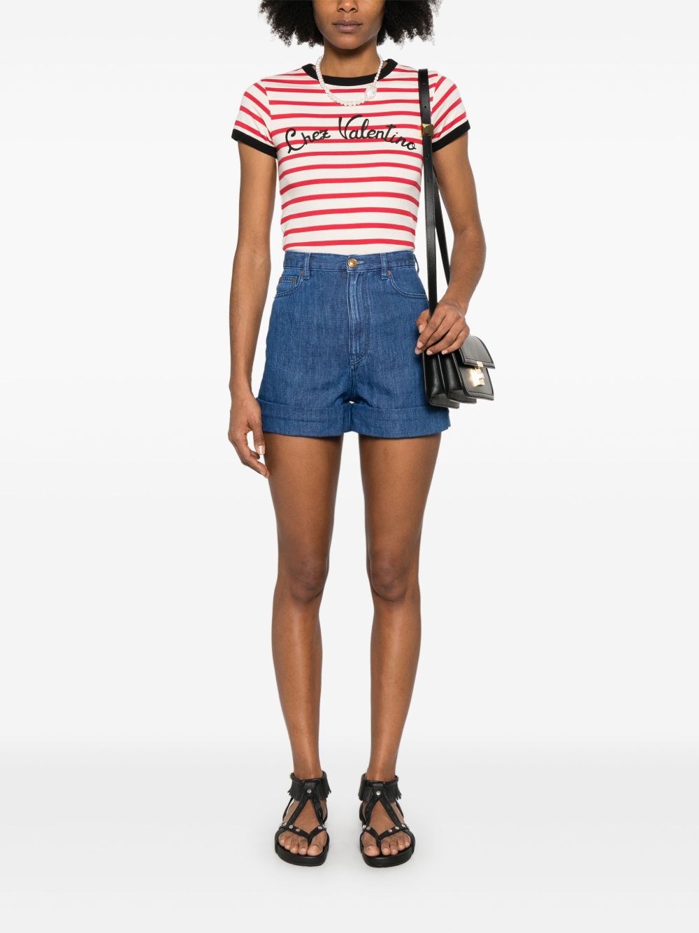 Valentino striped T-shirt Topwear Valentino