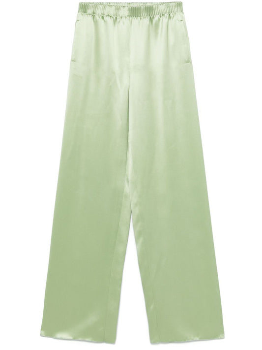 Valentino wide leg silk trousers Trousers Valentino