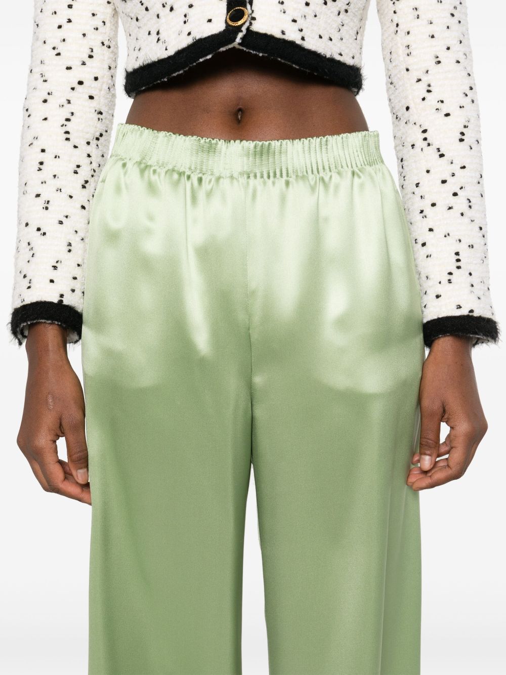 Valentino wide leg silk trousers Trousers Valentino